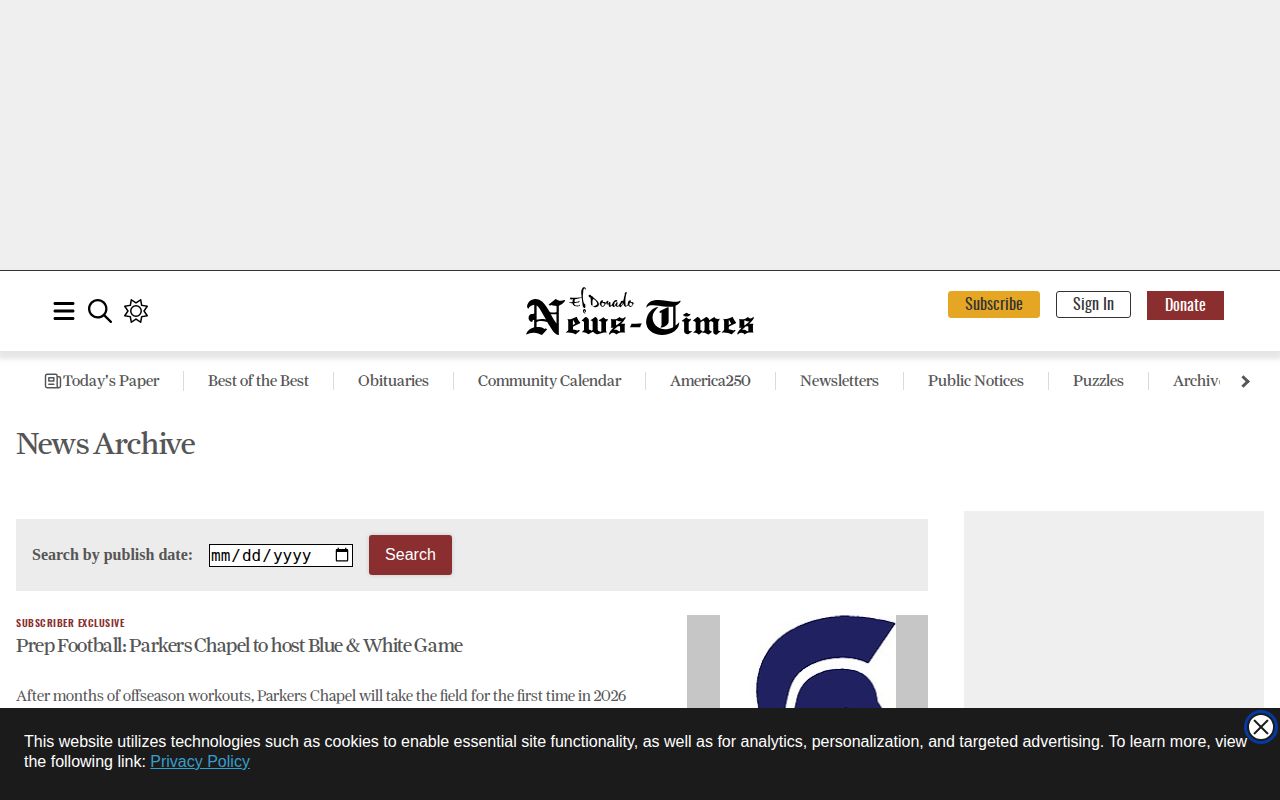 El Dorado News-Times Union County crime news landing page